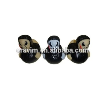 Take care! Halloween ghost duck is coming