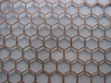 Hexagonal Shape Perforated Sheet