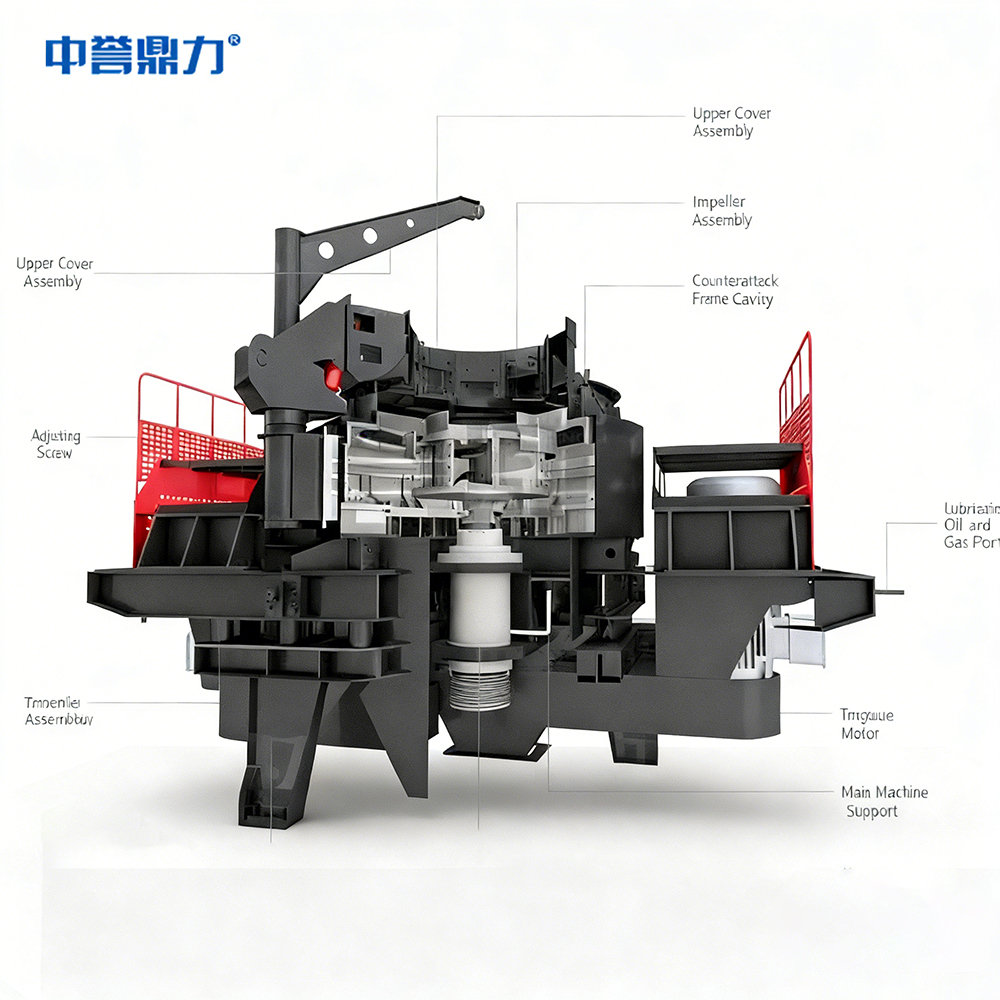 instalasi mudah penghancur VSI easy installation VSI crusher