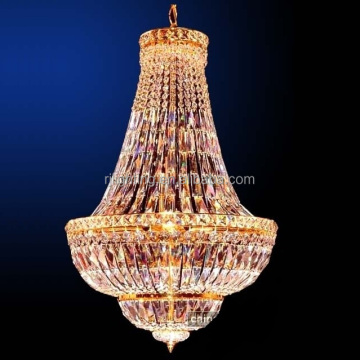 12 Lights Luxury Empire Style Traditional Crystal Golden Lamp - Antik Antique 20''