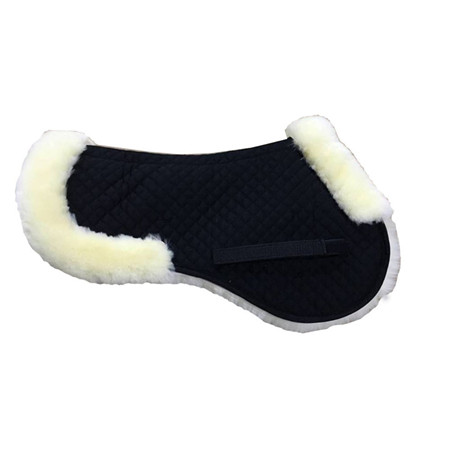 half sheepskin saddle pad