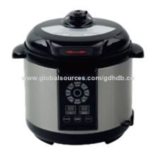 Electric pressure cooker with 9 built-in smart programs and simple operating device