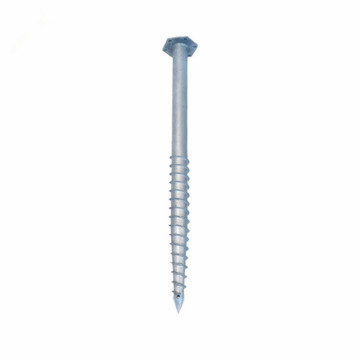 Stainless steel F ground screw for Wooden house