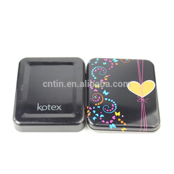 custon cosmetic tin box/tin containers