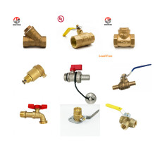 Large Selection of NPT BSP Threaded Brass Heating System Water Valves