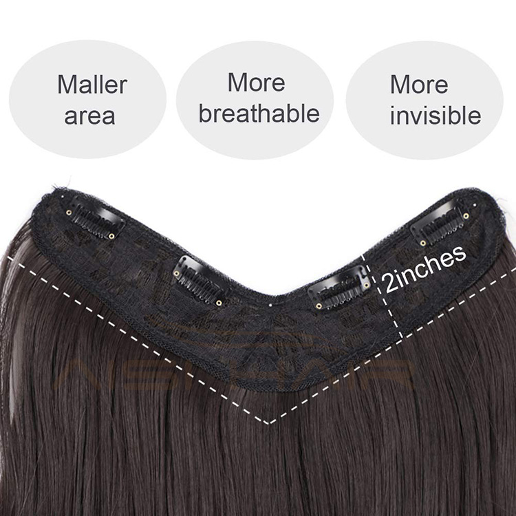 Aisi Hair Women 4 Clips Hair Extensions Natural Wavy Long High Temperature Fiber Synthetic Clip In Hairpieces