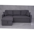 Living Room Fabric Folding Sofa Bed With Storage