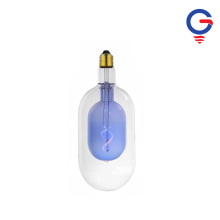 Decorative Double - Layer Glass Bulb Bottle