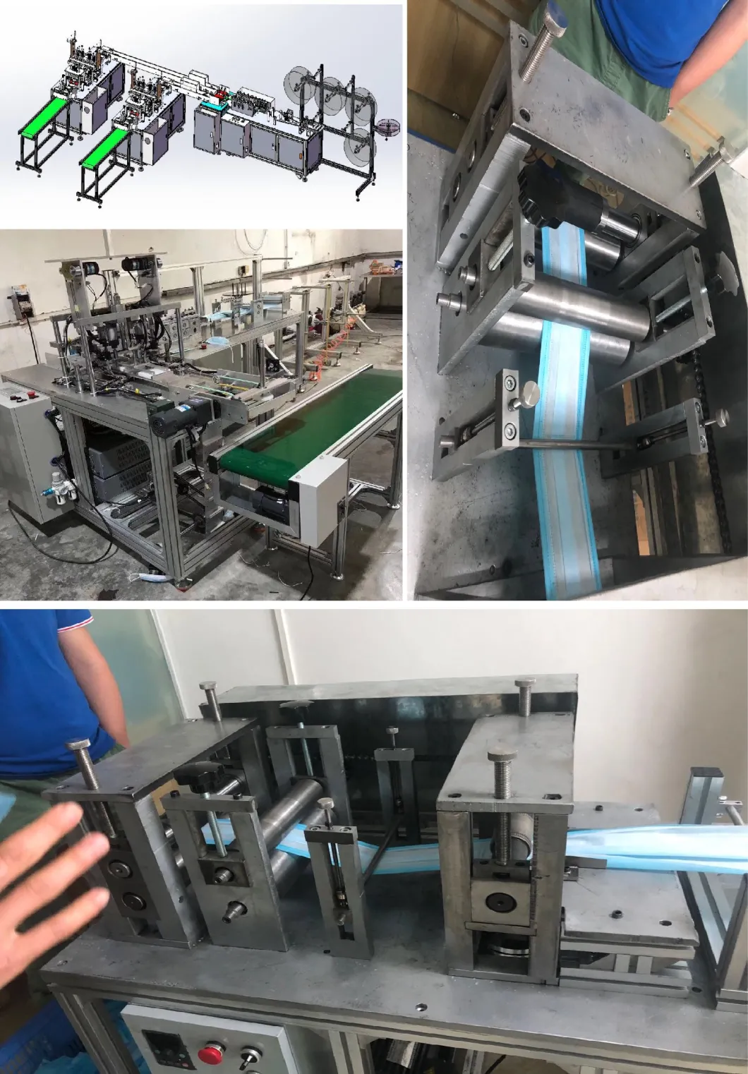 Fast Delivery for 3 Ply Face Mask Full Automated Production Line Complete Machines, Also Can Supply Face Mask Raw Material Tapabocas Machine