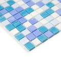 Piastrelle Di Vetro Mosaico Backsplash Suqare Azzurro