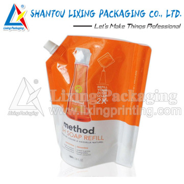 LIXING PACKAGING spout pouch for nozzle, spout bag for nozzle, pouch with spout for nozzle, bag with spout for nozzle