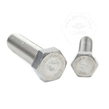 plain or white hex bolts