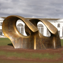 Garden Decorative Abstract Artistry Modern Bronzed Sculpture