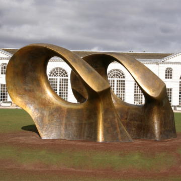 Garden Decorative Abstract Artistry Modern Bronzed Sculpture