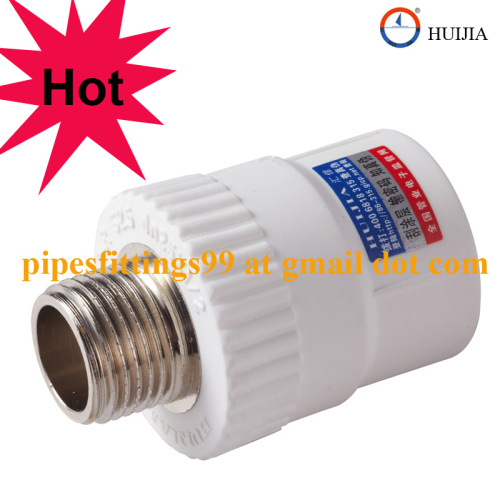 China top brand white and green PPR plastic pipe fittings