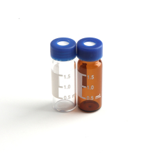 2ml HPLC Clear Amber Glass Screw Thread Vials for Lab Analysis
