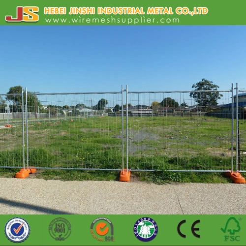 Outdoor Used Temporary Construct Security Fence for Safety with Feet