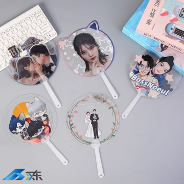 Creative Promotion Fans with Customized PET Star Elements