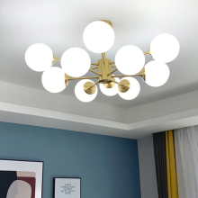 Modern Simple Glass Ball Ceiling Lamp Pendant Chandelier