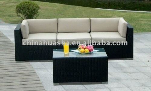 Outdoor Patio Wicker Furniture Deep Seating 4pc Set