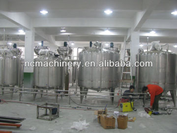 Stainless steel jacketed tank