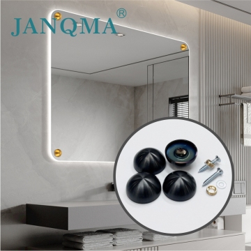 Semi-Spherical Acrylic Glass Decorative Mirror Screw Nails