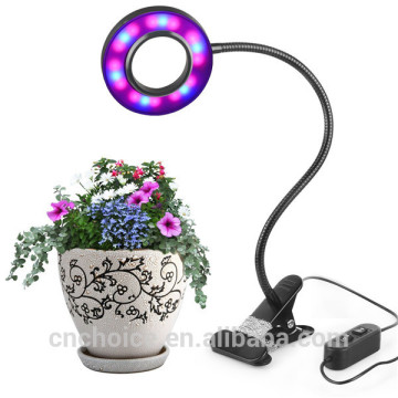 Cheap hydroponics greenhouse blue/red led plant light clip grow lamp