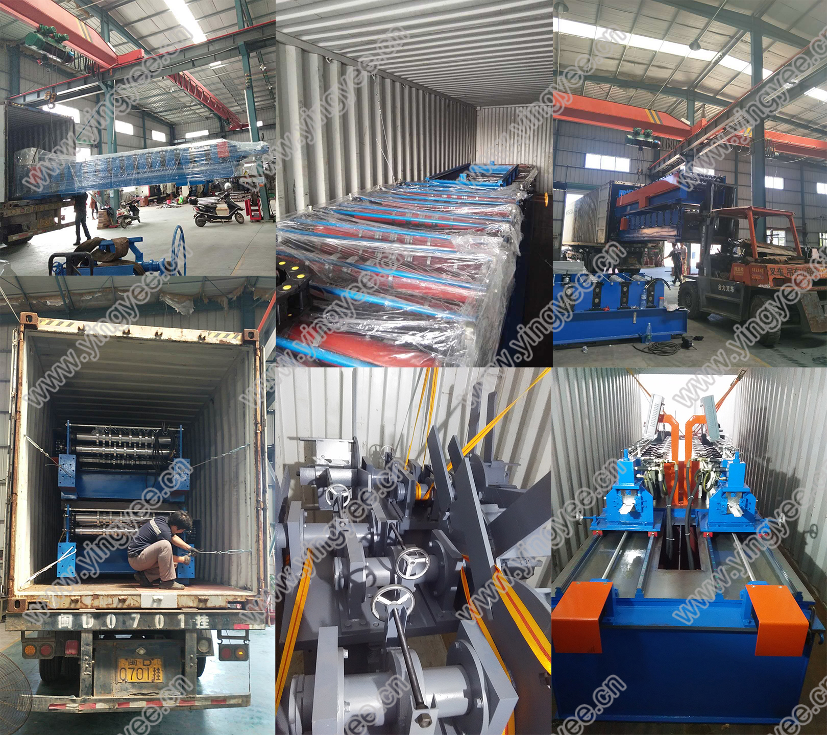 metal stud and track roll forming machine automatic width change