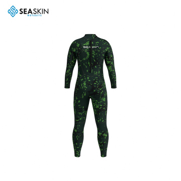 Bờ biển phía sau zip Neoprene One Piece Camo Wetsuit