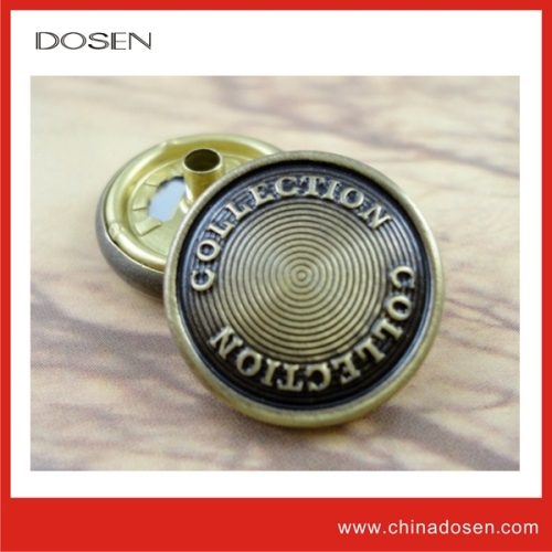 Elegant style metal snaps fasteners garment button clothing clasps for garment buyer in usa, wholesale button down shirts