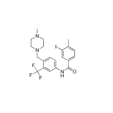 CAS 943320-50-1, Benzamide, 3-Iodo-4-metyl-N- [4 - (4-metyl-1-piperazinyl) metyl] -3- (trifluorometyl) phenyl] benzamit