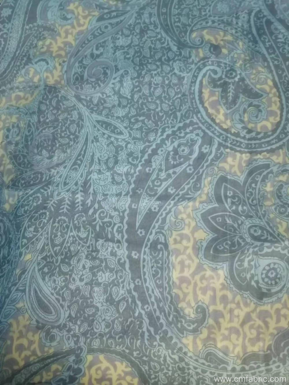 100% cotton sateen printed fabric for man shirt