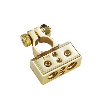 High Quality Brass Battery Terminal Connectors for Car, Marine, and Audio Applications