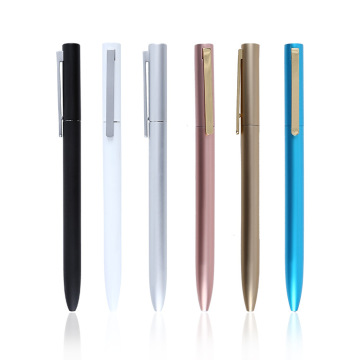 Customized Logo Projector Pens: Xiaomi Matte Pens with Rough Twisty Dull Polish Roller Gel Pen
