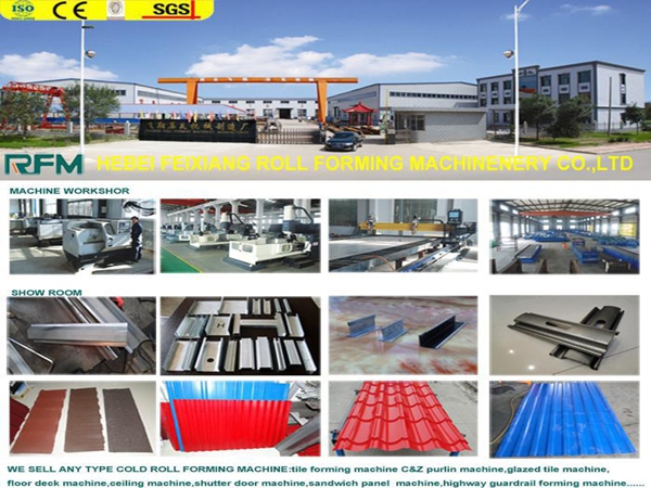 Glazed Step tile roll forming machine with high quality low price