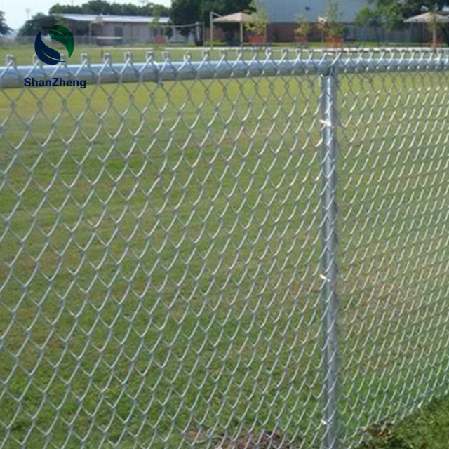 Galvanized Chain link fence for basketball ground diamond fence