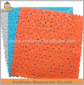 square shape anti slipping shower mat