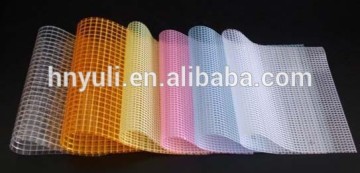 PVC transparent mesh tarpaulin fabric
