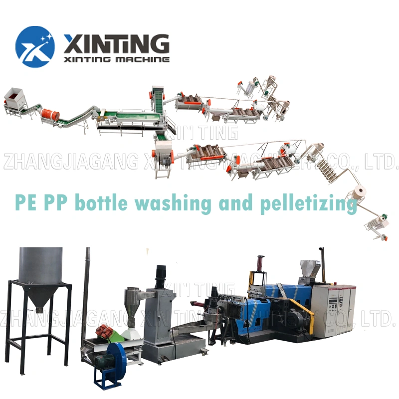 500kg 1000kg 3000kg Wholesale Wasted Dirty Garbage Pet Water Bottle Flakes Scraps Crushing Washing Recycling System