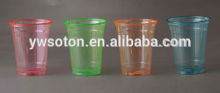 Party wedding cup/Super Crystal Cup/printing&colorful High Quality Plastic PET Cup For Juice/Milk Tea/PET Plastic Cup