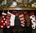 Kaus kaki Natal Crochet dekorasi hadiah kaus kaki