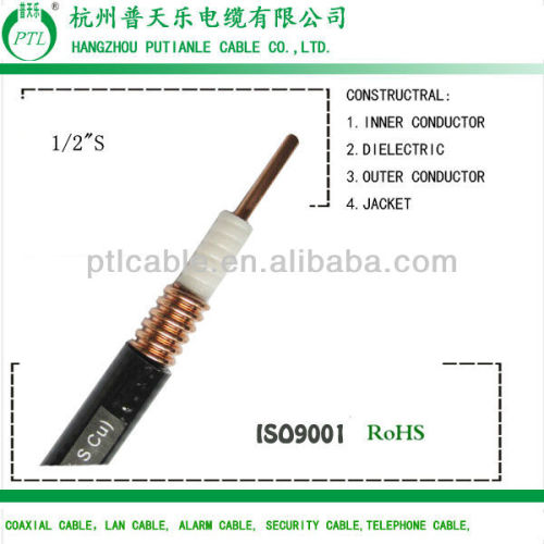 Recommended helical cable 1/2" S rf cables, low loss