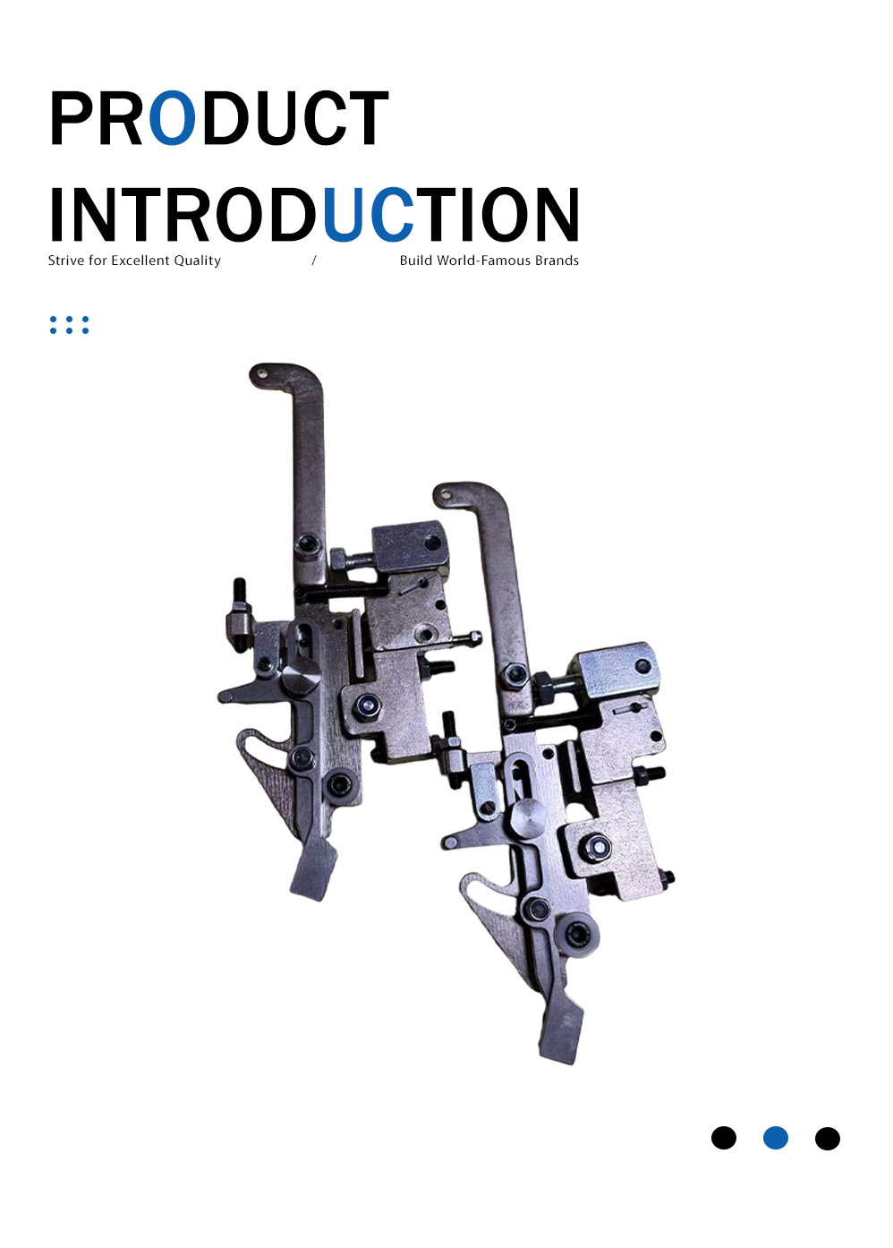 Marco de lanzadera de doble aguja Double Needle Shuttle Frame