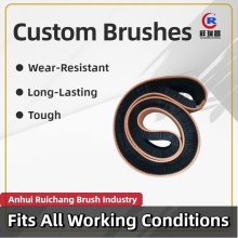 Boar Bristle Belt Brush for Precision Polishing
