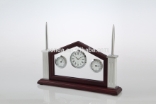 2015 Alibaba wooden clock kit with pen