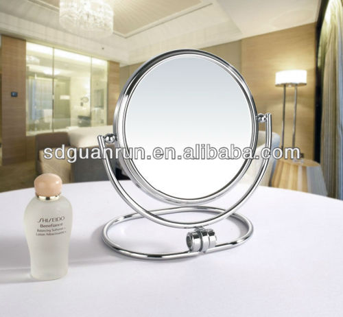 Small Portable Double sided folding cheap pocket makeup mirror