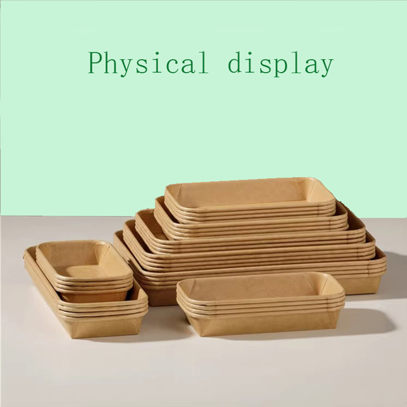 kraft paper sushi tray