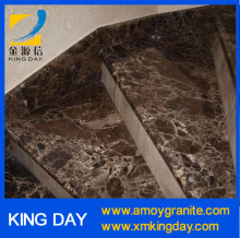 Dark emperador marble cutted Skirting