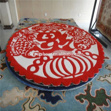 Chinese traditional design hand tuted carpet prices, modern carpet