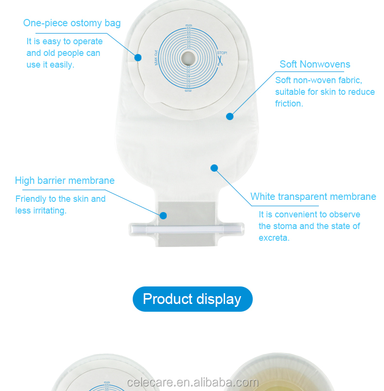 Stoma Ostomy Pouching System Disposable Drainable Ostomy Pouch